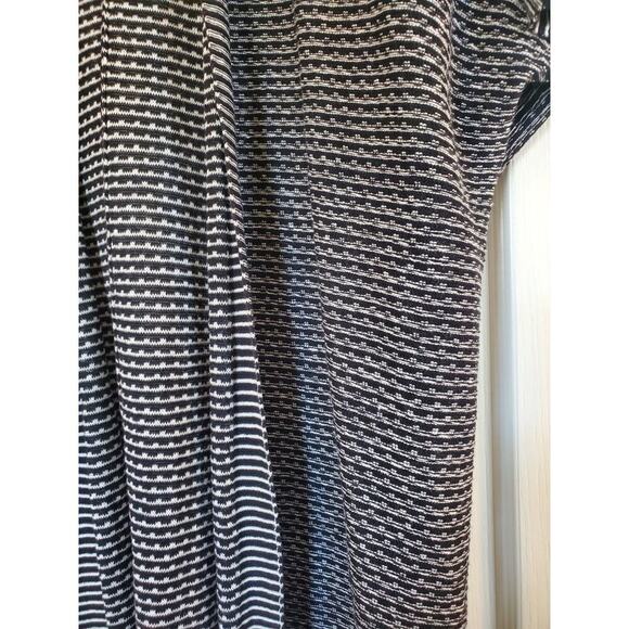 Eileen Fisher 100% Organic Linen Black White Knit Kimono Cardigan NWT, Medium - Picture 10 of 14